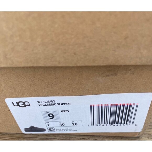 UGG Women’s Classic Shearling Micro Slipper Bootie Boot Size 9 Water Resistant - Picture 7 of 9